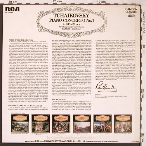 Tschaikowsky,Peter: Piano Concerto No.1, RCA Camden Classics(CCV 5016), UK,  - LP - L6133 - 5,00 Euro