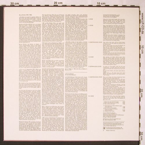 Brahms,Johannes: Ein Deutsches Requiem, CBS(61 284), NL, Ri, 1954 - LP - L6148 - 6,00 Euro