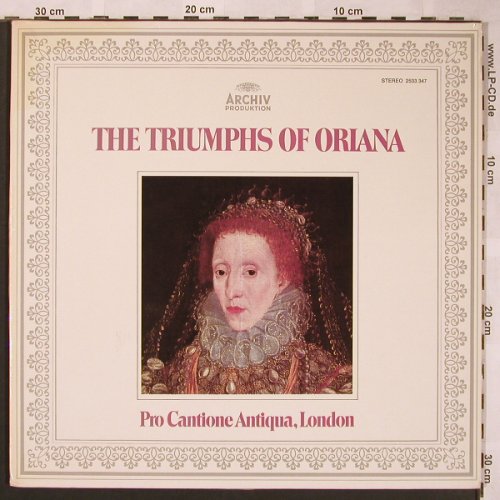 V.A.The Triumphs of Oriana: Madrigals-Michael East..Edw.Johnson, Archiv(2533 347), D, m-/vg+,  - LP - L6174 - 5,00 Euro