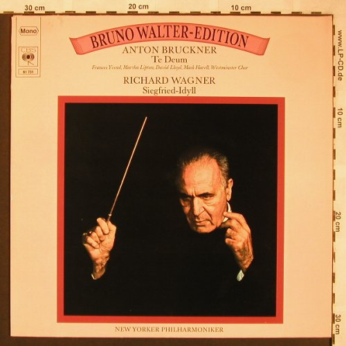 Bruckner,Anton / Wagner: Te Deum / Siegfried-Idyll, CBS(61 731), NL, Mono, 1976 - LP - L6178 - 5,00 Euro