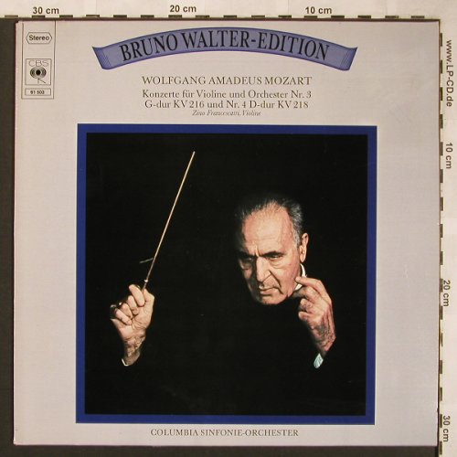 Mozart,Wolfgang Amadeus: Konzert für Violine u.Orch.Nr.3, CBS(61 503), D, 1976 - LP - L6182 - 6,00 Euro