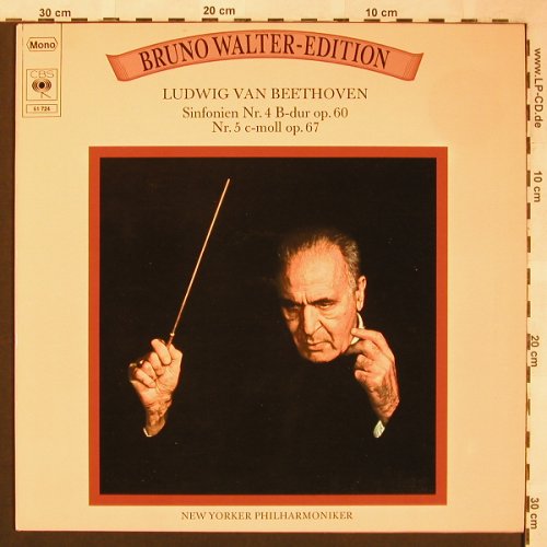 Beethoven,Ludwig van: Sinfonie Nr.4 B-dur op.60,Nr.5,op67, CBS(61 724), NL,Mono, 1976 - LP - L6189 - 6,00 Euro