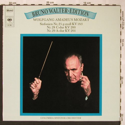 Mozart,Wolfgang Amadeus: Sinfonien Nr.25,28,29-Kv183,200,201, CBS(61 720), NL, Mono, 1976 - LP - L6193 - 6,00 Euro