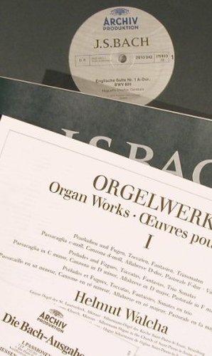 Bach,Johann Sebastian: Orgelwerke 1 Box(8),Bonus LP m-/vg+, Archiv(2722 014), D,  - 8LP - L6203 - 24,00 Euro