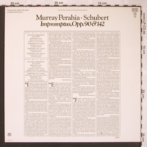 Schubert,Franz: Impromptus op.90 & 142, CBS(D 37291), NL, 1983 - LP - L6305 - 6,00 Euro