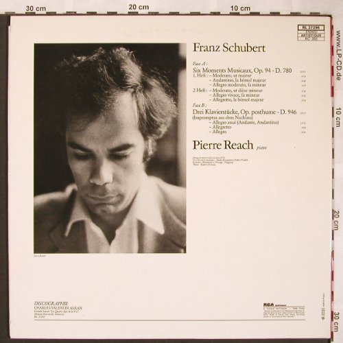 Schubert,Franz: 6 Moments Musicaux,3Klavierst.,Foc, RCA Red Seal(RL 37296), F, 1979 - LP - L6316 - 9,00 Euro