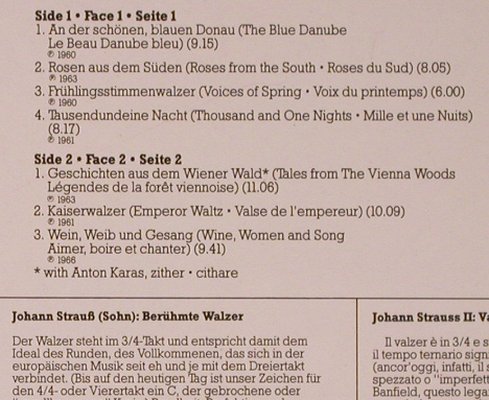 Strauss,Johann II: Berühmte Walzer, Decca(6.43399 OG), D, 1986 - LP - L6352 - 5,00 Euro