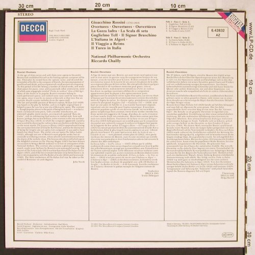Rossini,Gioacchino: 7 Overtüren, Decca(6.42832 AZ), D, 1981 - LP - L6365 - 6,00 Euro