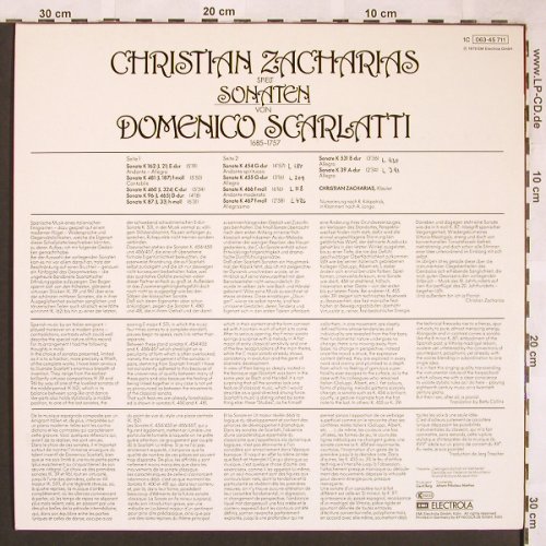 Scarlatti, Domenico: 11 Sonaten, EMI(063-45 711), D, woc, 1979 - LP - L6373 - 7,50 Euro