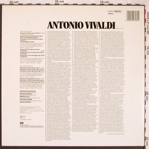 Vivaldi,Antonio: Vier Violinkonzerte, op.8 Nr.5-8, EMI(1008181), D, Ri,  - LP - L6382 - 6,00 Euro