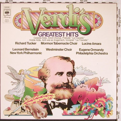 Verdi,Giuseppe: Greatest Hits, CBS(S 30 045), NL, 1974 - LP - L6408 - 3,00 Euro