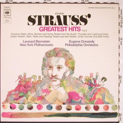 Strauss,Johann: Greatest Hits Vol.2, CBS(S 30 040), NL, 1973 - LP - L6410 - 3,00 Euro
