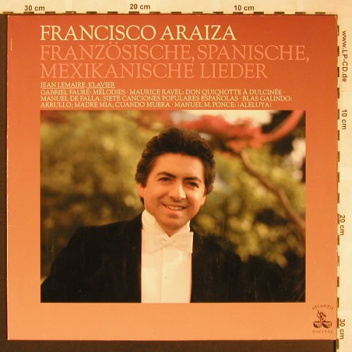 Araiza,Franco: Französische.,Span.,Mexik. Lieder, Atlantis(ATL 95 204), D, m-/vg+, 1986 - LP - L6438 - 5,00 Euro