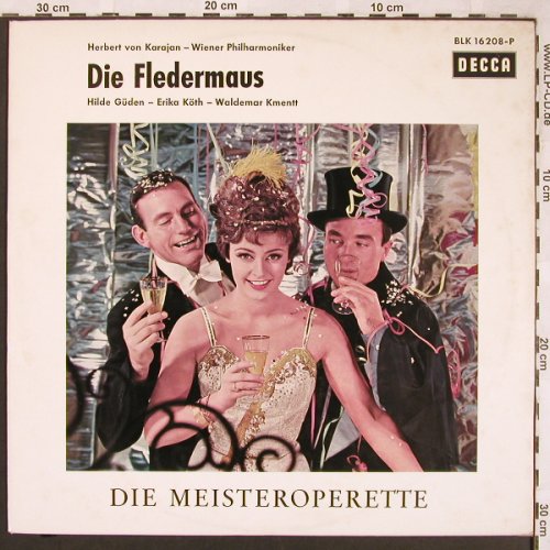 Strauß,Johann: Die Fledermaus-Querschnitt, Decca(BLK 16 208-P), D, Mono,  - LP - L6456 - 5,00 Euro