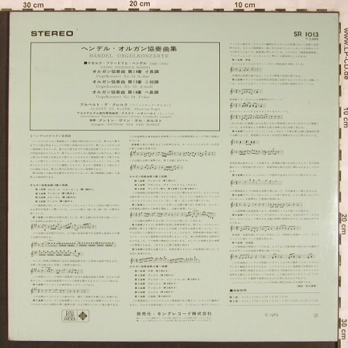 Händel,Georg Friedrich: Orgelkonzerte Nr.14,15 & 16,Foc, Telefunken(SR 1013), J, 1965 - LP - L6459 - 5,00 Euro