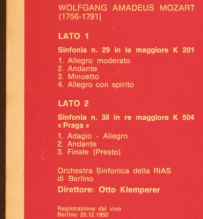 Mozart,Wolfgang Amadeus: Sinfonien Nr.29 & 38, Foc, I Grandi Concerti(21)(GCL 21), I,  - LP - L6474 - 5,00 Euro