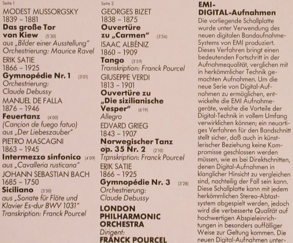 V.A.Classic in Digital: Mussorgsky,Satie...Debussy, EMI(065-15 588), NL, 1979 - LP - L6509 - 5,00 Euro