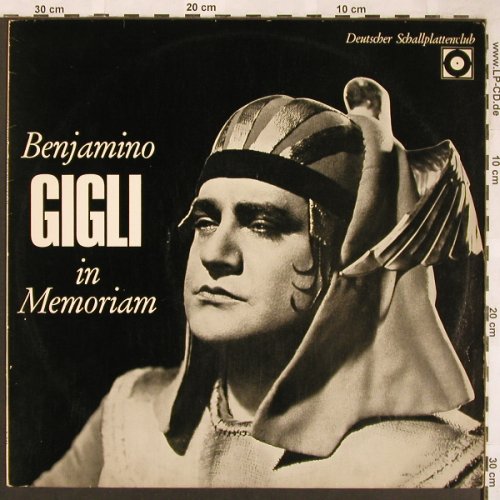 Gigli,Beniamino: In Memoriam, Club Edition, RCA(F-243), D,  - LP - L6526 - 5,00 Euro