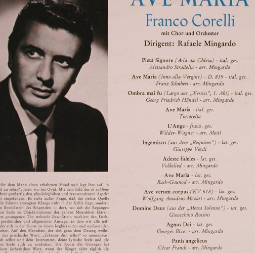 Corelli,Franco: Ave Maria, Electrola(SME 80 851), D,  - LP - L6543 - 7,50 Euro