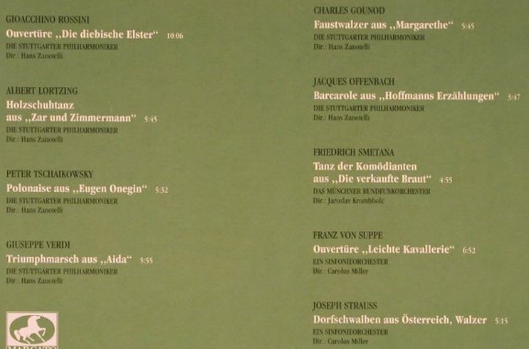V.A.Freude durch Musik: Berühmte Melodien von Rossini..., Marcato(42 202 2), D, 1985 - LP - L6564 - 4,00 Euro