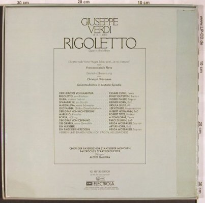 Verdi,Giuseppe: Rigoletto, Box, EMI(197-30 708/09), D, 1963 - 2LP - L6568 - 7,50 Euro