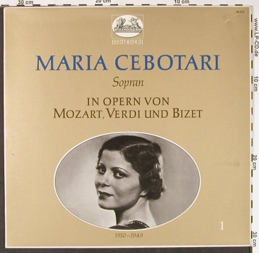 Cebotari,Maria: In Opern von Mozart,Verdi und Bizet, Heliodor(88 016), D,  - LP - L6573 - 6,00 Euro
