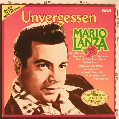 Lanza,Mario: Unvergessen, RCA(PL 43200), D, 1980 - LP - L6609 - 5,00 Euro