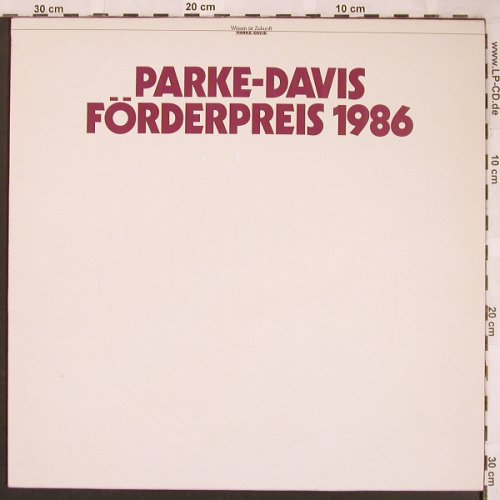V.A.Parke-Davis Förderpreis 1986: Ya-Fei Chuang, Klavier., Teldec(66.24055), D, 1986 - LP - L6618 - 6,00 Euro