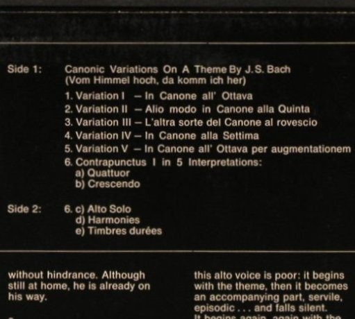 Bach,Johann Sebastian: Gerd Zacher,organ, Polydor Musterplatte(2310 010), D, 1970 - LP - L6632 - 7,50 Euro