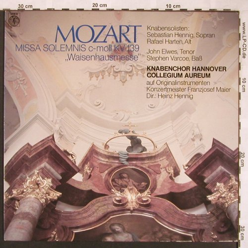 Mozart,Wolfgang Amadeus: Missa Solemnis c-moll KV 139, Orbis(32 700 7), D, 1981 - LP - L6634 - 6,00 Euro