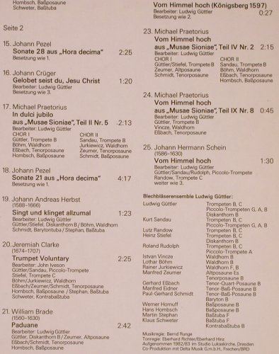 Güttler,Ludwig: 10-Bläsermusik zur Weihnacht, Eterna(8 27 789), DDR, 1988 - LP - L6641 - 6,00 Euro