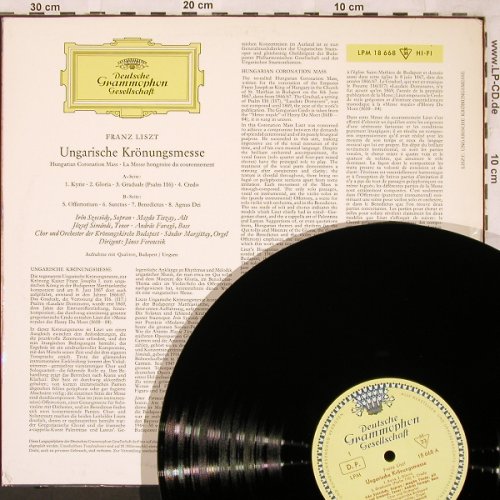 Liszt,Franz: Ungarische Krönungsmesse, D.Gr.(LPM 18 668), D, Mono, 1961 - LP - L6648 - 7,50 Euro