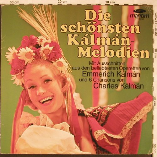 Kalman,Emmerich / Charles Kalman: Die Schönsten K.-Melodien, Maritim(47 844 XAU), D, 1977 - LP - L6651 - 5,00 Euro