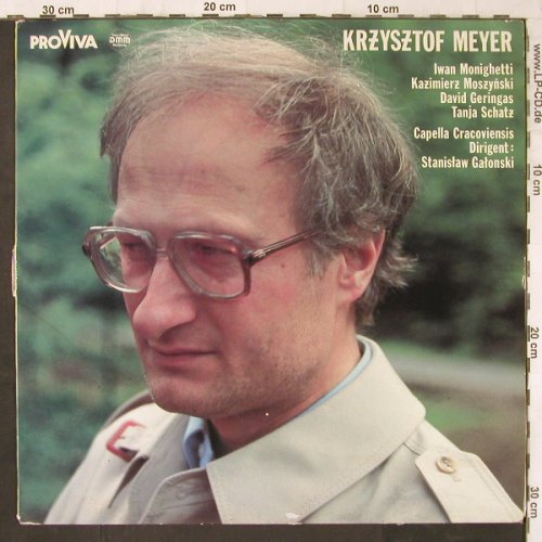 Meyer,Krzysztof: Canti Amadei/Concerto Retro/Canzona, Proviva(ISPV 155), D m-/vg+, 1990 - LP - L6659 - 7,50 Euro