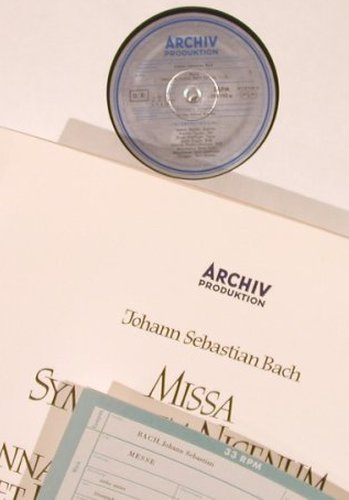 Bach,Johann Sebastian: Messe In H-Moll,Box, Archiv(2710 001), D, 1962 - 3LP - L6678 - 24,00 Euro