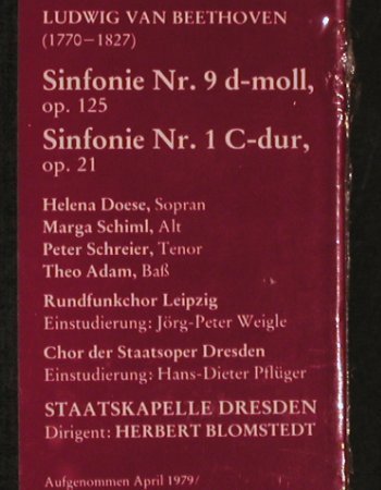 Beethoven,Ludwig van: Sinfonien Nr.1 & 9, Box, FS-New, RCA(RL 30440), D, 1980 - 2LP - L6683 - 10,00 Euro