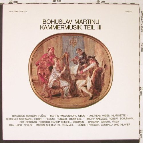 Martinu,Bohuslav: Kammermusik Teil III, Da Camera Magna(SM 92421), D,  - LP - L6693 - 6,00 Euro