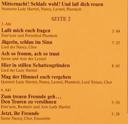 Flotow,Friedrich von: Martha-Großer Querschnitt, Eurodisc(26 093-5), D, 1977 - LP - L6696 - 4,00 Euro