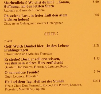 Beethoven,Ludwig van: Fidelio-Gr.Querschnitt, D.Gr.(26 265-9), D, Ri, 1979 - LP - L6702 - 6,00 Euro