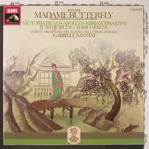 Puccini,Giacomo: Madame Butterfly-Gr.Querschnitt, EMI(037-03 071), D, Ri,  - LP - L6713 - 5,00 Euro