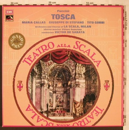 Puccini,Giacomo: Tosca, ital. (Box vg+), His Masters Voice(SLS 825), UK,  - 2LP - L6743 - 7,50 Euro