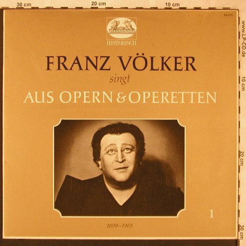 Völker,Franz: Singt Aus Opern & Operetten, Heliodor(88 015), D,  - LP - L6755 - 6,00 Euro