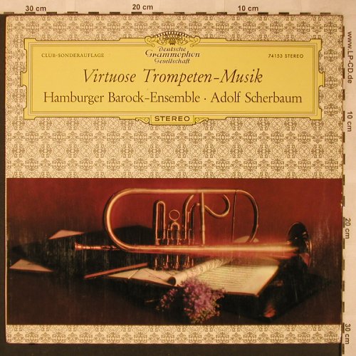 V.A.Virtuose Trompeten-Musik: Stradella, Torelli...Telemann, D.Gr.(74 153), D, 1966 - LP - L6756 - 7,50 Euro