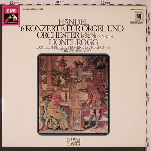Händel,Georg Friedrich: 16 Konzerte f.Orgel u.Orch.,Folge1, EMI(26 246-9), D, DSC, 1976 - LPQ - L6769 - 7,50 Euro