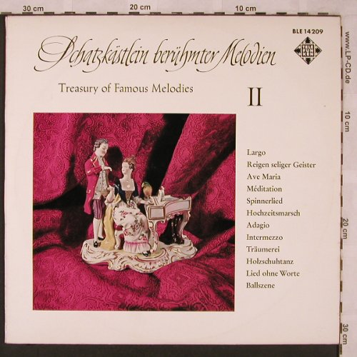 V.A.Schatzkästlein berühmter: Melodien II, Telefunken(BLE 14 209), D,  - LP - L6782 - 5,00 Euro