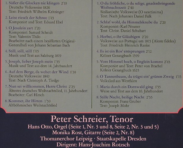 Schreier,Peter - Thomanerchor: Liebe alte Weihnachtslieder, D.Gr.(2536 114), D, 1975 - LP - L6786 - 5,50 Euro
