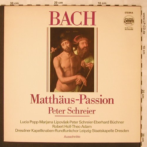 Bach,Johann Sebastian: Matthäus-Passion - Ausschnitte, Eterna(7 29 267), DDR, 1989 - LP - L6789 - 5,00 Euro
