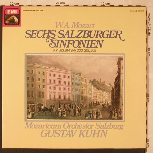 Mozart,Wolfgang Amadeus: Sechs Salzburger Sinfonien,Foc, EMI(26 242-8), D,Club Ed, 1978 - 2LP - L6794 - 7,50 Euro