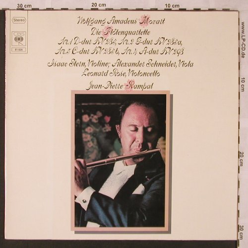 Mozart,Wolfgang Amadeus: Die Flötenquartette Nr.1-4, CBS(CBS 61 824), D, 1978 - LP - L6799 - 6,00 Euro