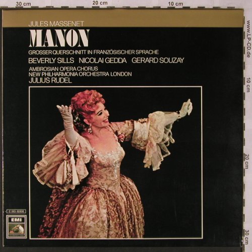 Massenet,Jules: Manon-Gr.Querschnitt, EMI(C 063-92 630), D,  - LP - L6826 - 5,00 Euro